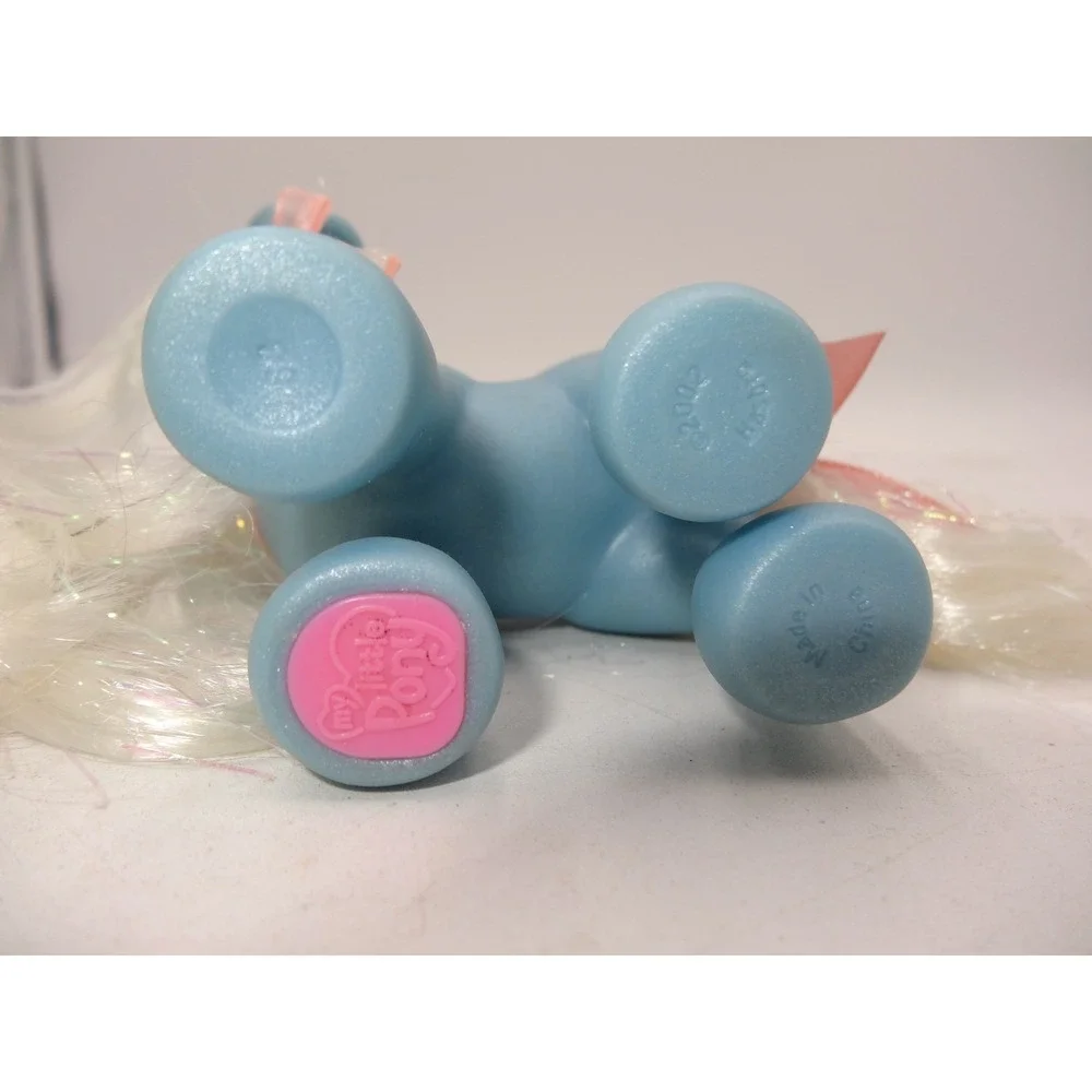 My Little Pony‎ G3 Bee Bop Blue Earth Pony with Scarf and Bow 2002 Hasbro